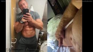 Big dick firefighter jerks off in a crowded train/fans.ly/ArchiPan