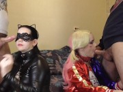 Harley Quinn vs Catwoman Oral Orgy 5/16