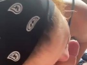 British teen works hard giving her boyfriend a sloppy blowjob and is rewarded with a good hard fuck 5/16