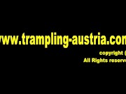 Then she uses his face and head as a tramplin 14/16