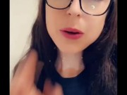 Nerdy Faery Blazing on Snapchat 11/16