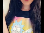 Nerdy Faery Blazing on Snapchat 2/16