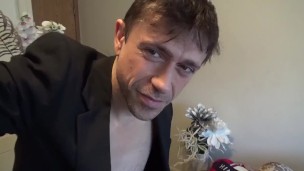 This Guy Dances Almost NAKED Touching Himself All Over!