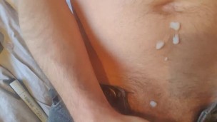 Banging a quick solo cum shot out 