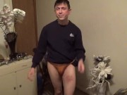 Fit Muscular Almost Naked Guy XXX Follow