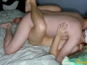 Busty young mommy gets pleasure from creampie 4K 5/16