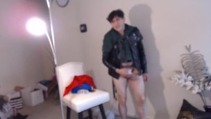 Halloween Bodybuilder Cum Show!