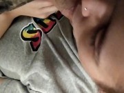Babygirls first cum shot to the face  8/16