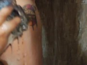 A neighbor in the shower, and then gave it in his mouth and fucked. 7/16