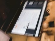 School girl on her laptop while taking daddy big black cock I hope I pass my exam  2/16