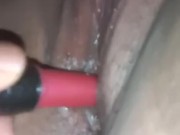 Jugando un ratito sola😈