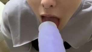 POV: Pregnant Slut Sucking You Off