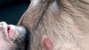 Ruining in my mouth and swallowing my own huge load after hours of edging