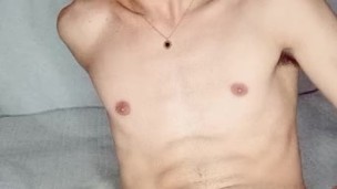 Sisy Boy in Home Cums while Riding on Dildo & Hardcore Anal