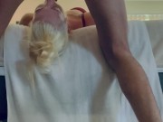 Blonde Teen Face Fuck  And Piss (Onlyfans @blondie_dread for personal content)