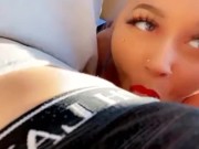 Keeping Myself entertained in LA Traffic 👅 6/16