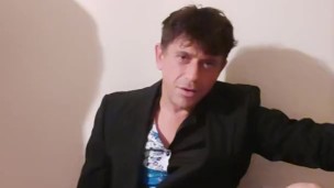 HOT Muscled Preppy Guy Jerks in A Suit!