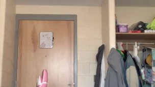 St8 College JOCK Jerks while Roomate is out(NO Cumshot)PT.1
