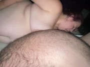 Sloppy ass head by the wife with some toy play  7/16