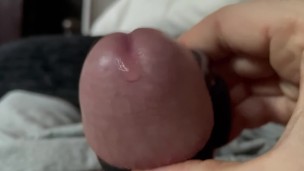 Hot Octopus Jet MILKS pre-cum from my huge mushroom head cock! OMG