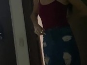 My neighbor's bitch invites me to watch movies and we end up having sex 12/16