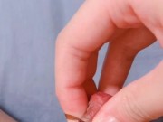 【日本人　デカクリ】勃起したデカクリを縛ってバイブでビクビク【素人】 - Screenshot 1 of 16 - HD