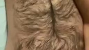 Playing with my hairy hole