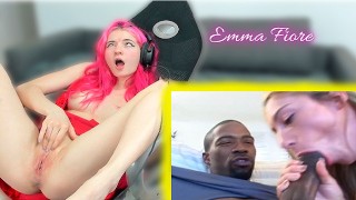 TikToker reacciona a Porno Interracial - Emma Fiore - RedTube