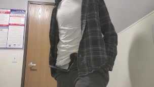 Strip tease at work