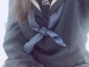 トイレでオナニーしました///エッチな女の子になってごめんなさい♡♡ 2/16