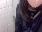 トイレでオナニーしました///エッチな女の子になってごめんなさい♡♡ 9/16