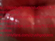 Giantess puckering lips for kiss 10/16