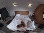 DARK ROOM VR - Brunette Pulls The Sheets Of Pleasure 6/16