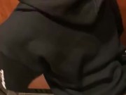 Stranger fucks my big cock in an elevator. 1am almost busted!! 4/16
