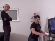 princes sparis humiliate slave richie for clean her flat 11/16