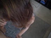 British Teen Sucks Cock And Gets Cum On Her Ass - Alice Foxx 2/16