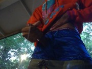You like hard dick and color orange ? In the public!