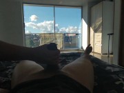 I wake up horny in the morning so I go looking for my stepbrother's cock 7/16