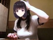 I was eating at a pub in my gym clothes with my big tits showing💓 3/16