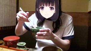 I was eating at a pub in my gym clothes with my big tits showing💓