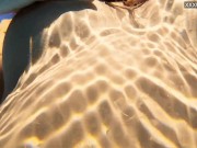 Jacqueline Hope enjoys being naked in the pool 15/16