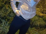 fucking my neighbor in the street, outdoor public 10/16