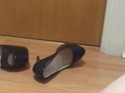 Caught mom fucking so I put on her panties and squirted on them while Iistening 6/16