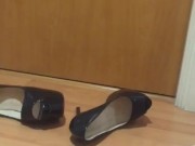 Caught mom fucking so I put on her panties and squirted on them while Iistening 7/16