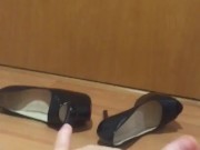 Caught mom fucking so I put on her panties and squirted on them while Iistening 8/16