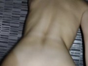 Huge blonde gf ass bouncing on my dick 3/16