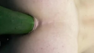 Twink solo takes a dildo deep in his big ass
