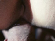 POV reverse cowgirl with goosebumps and  back dimples  - close up and slowmotion cumshot  3/16