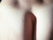 POV reverse cowgirl with goosebumps and  back dimples  - close up and slowmotion cumshot  6/16