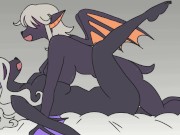 Halloween Threesome (Furry Hentai Animation) 6/16